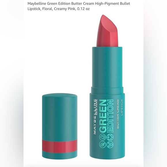 🆕💄 MAYBELLINE GREEN EDITION BUTTER CREAM LIPSTICK IN “FLORAL”. BRAND NEW! - Picture 1 of 6